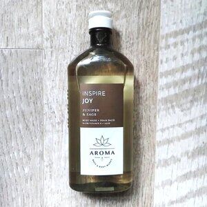 Inspire Joy Aroma Bath & Body Works Juniper Sage Body Wash Foam Bath 10 oz Vegan
